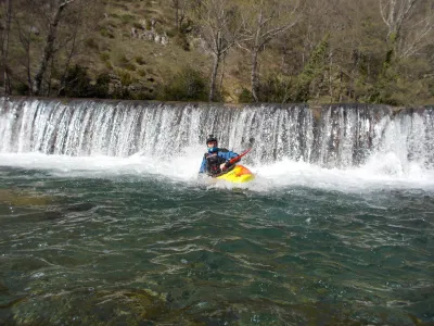 Barrage de Grattegals, hauteur 2m.